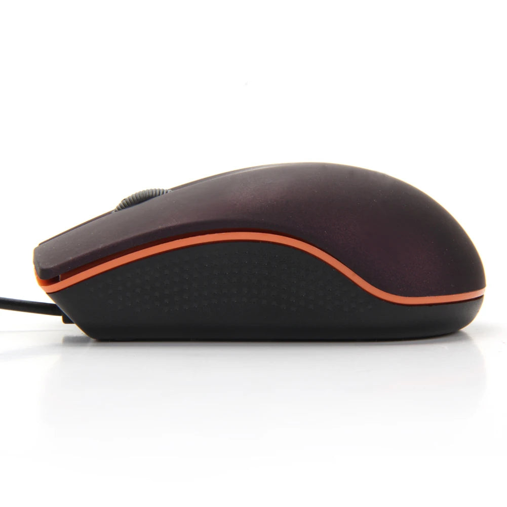 100cm Wired Mice USB 3D Wired Optical Mini Mouse Mice For PC Laptop Computers Compatible for Windows 98 / XP / Vista /7/8 Black