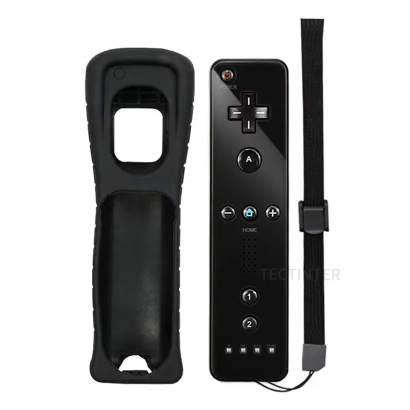 For Nintendo Wii Control Joystick 2 in 1 Wireless Remote Gamepad Controller Set Motion Plus with Silicone Case For Nintendo Wii