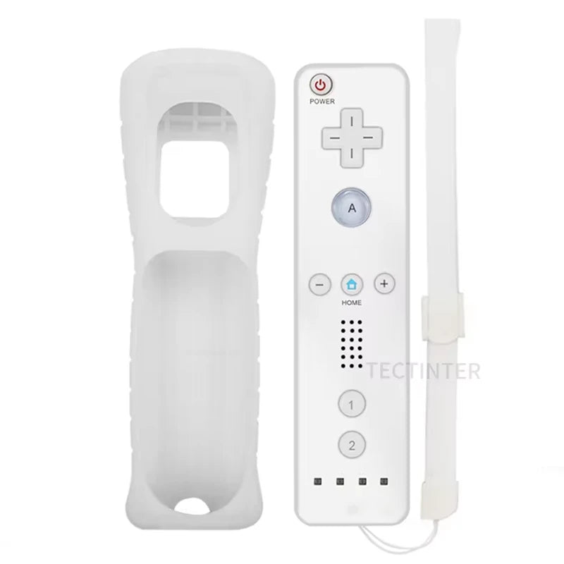 For Nintendo Wii Control Joystick 2 in 1 Wireless Remote Gamepad Controller Set Motion Plus with Silicone Case For Nintendo Wii