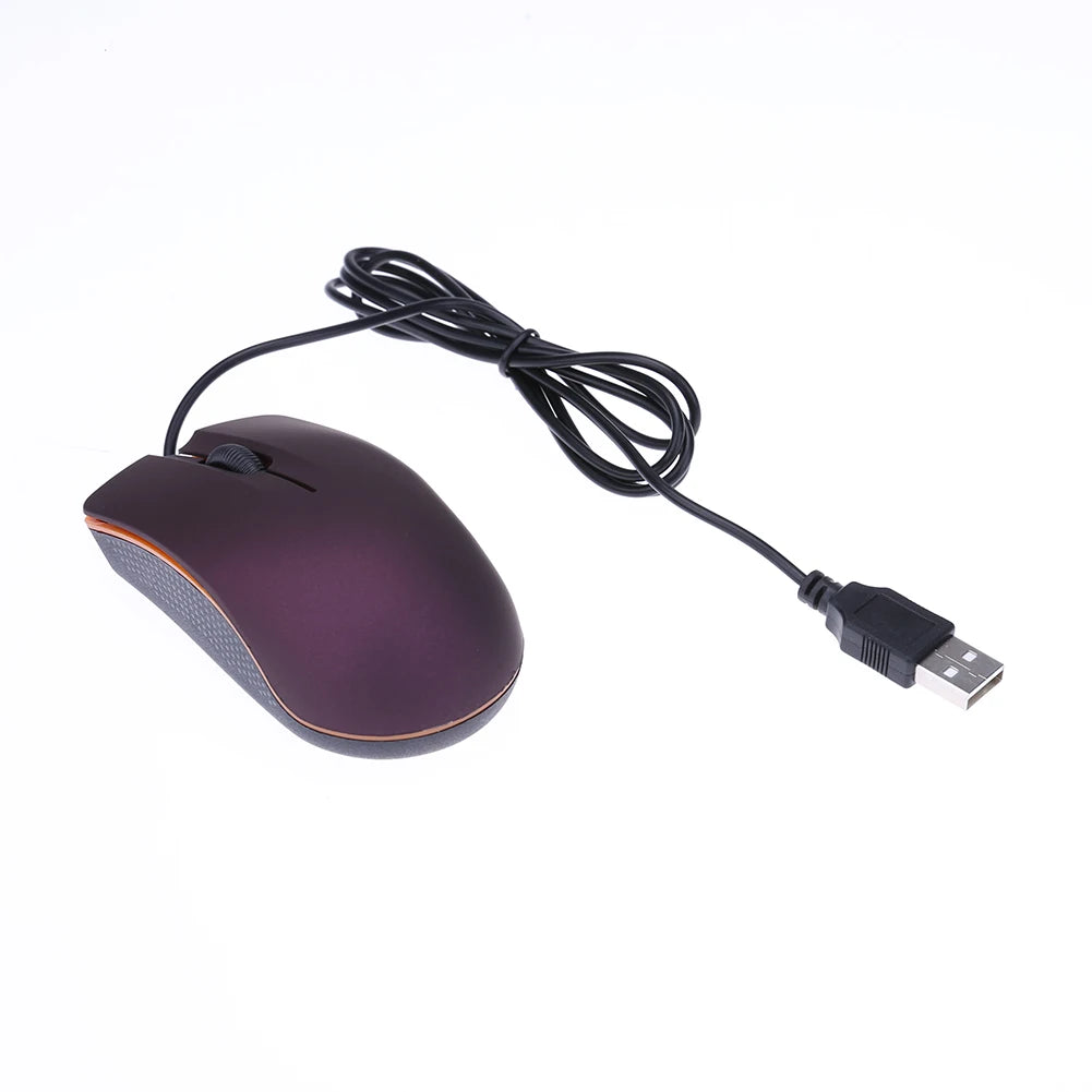 100cm Wired Mice USB 3D Wired Optical Mini Mouse Mice For PC Laptop Computers Compatible for Windows 98 / XP / Vista /7/8 Black