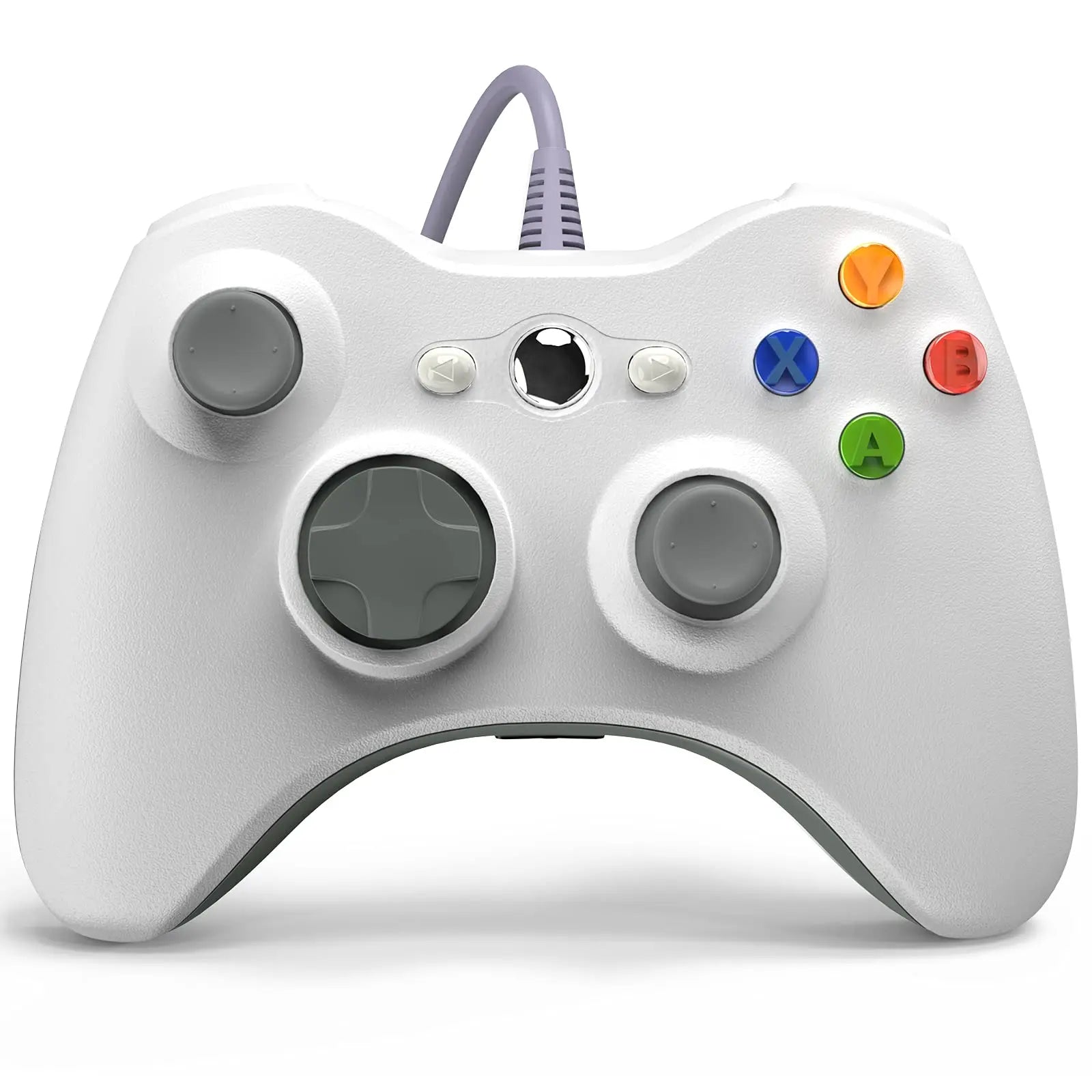 Wired Controller For Xbox 360, Game Controller Dual-Vibration Turbo Compatible With Xbox 360/360 Slim And Pc Windows 7,8,10,11